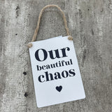 Mini Metal Hanging Signs - Sentimental quotes