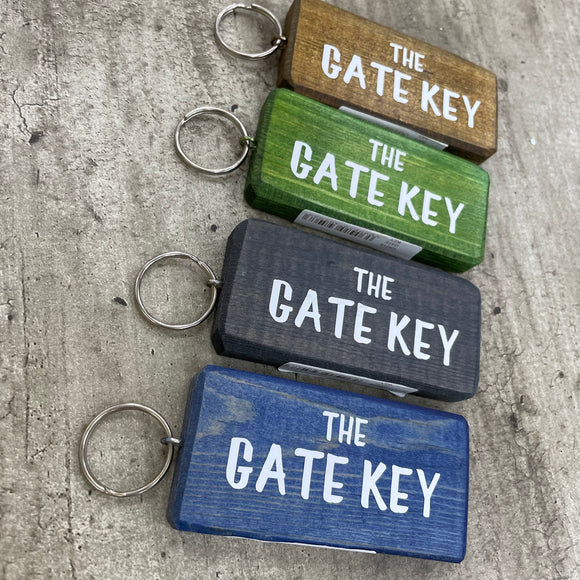 Wooden Keyring - The Gate Key