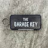 Wooden Keyring - The Garage Key