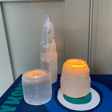 Crystal Selenite Mountain Towers - 4 sizes
