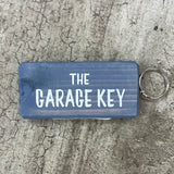 Wooden Keyring - The Garage Key
