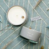 Scented Soy Candle with Message in Bottle  - Thank you so much