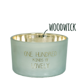 Scented Soy Woodwick Candle - 100 kinds of lovely
