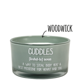 Scented Soy Woodwick Candle - Cuddles