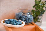 Aromatherapy Relaxing Spa Stones Natural volcanic rock (responsibly collected from Mount Etna) infused with unique blend of 11 natural and organic essential oils to help uplift your mood and add a positive ambience to your home.