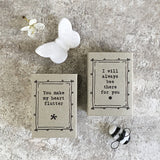 East of India - Matchbox Butterfly 'You make my heart flutter' 13
