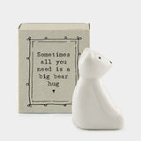 East of India - Matchbox Bear 'Sometimes all you need is a hug' - 21