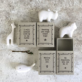 East of India - Matchbox Lion 'Be Fearless, you can do It'