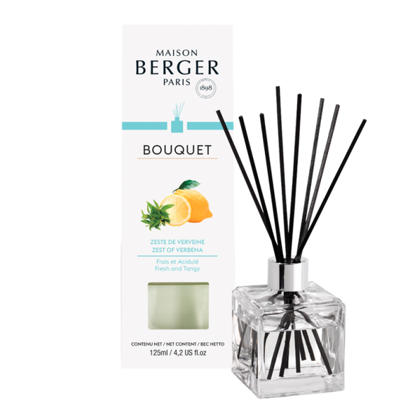 Maison Berger - Parfum Berger Scented Bouquet Cube Diffuser Dreams of Freshness fragrance - Zest of Verbena