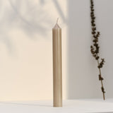 Bougie La Française Tapered Taupe Candle Bougie La Française, Maison Bergers sister company.