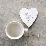 East of India Coaster -  'Home is where the dog runs to greet you...'