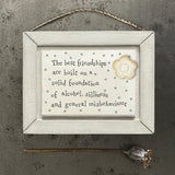 East of India Plaque - Drunk & Disorderly..