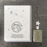 East of India Matchbox - Star 'Friends are like Stars..'