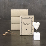 East of India - Matchbox Heart 'So proud of you' 5658