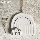 East of India Hanging Rainbow - 'Love you to the end of the rainbow' quote