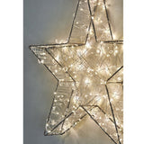Illuminating ideas by Lightstyle London; Silver 50cm Galaxy Mains Star