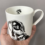 Dachshund Fine Bone China Mug