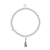 Life Charm Bracelet - Champagne is Always The Answer!