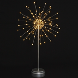 LightStyle - Starburst Silver table lamp 30cm