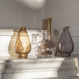 Biba Small Grey Glass Bottle Vases - 3 styles