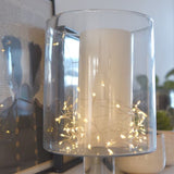 Illuminating ideas by Lightstyle London; Silver Cluster Outdoor 80LEDs Battery 3.2m Light Chain