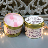 Lily Flame Valentine's Candle- To The One I Love