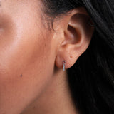 Sweet dangly bar shaped earrings with "LOVE" embossed on them. They are beautifully presented in a message bottle on a card that reads "bottled with love"  Sterling Silver