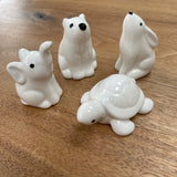Ceramic Hare Charm - 'Aim For The Moon..'