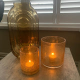 Wikholm - Honey Yellow Bubbles Lantern T-light Holder