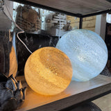 Glass Sphere Hand Blown Lamp Sand & Sea - 2 sizes