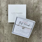 Happy Birthday Best Friend Life Charm Bracelet in it's gift box (included)