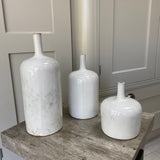 Gallery-home
Contemporary simple Vormark White gloss glazed Vases
Available in 3 sizes - Small H17cm, Medium H25cm & Large H32cm