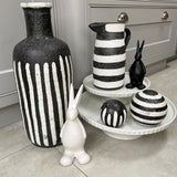 Stylish all white bunnies with a matte finish  perfect for spring