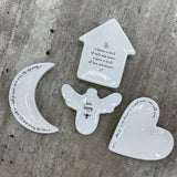 Heart Trinket Dish - 'love you now, love you still...'