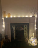 Starburst Silver Light Chain - Mains & Battery