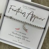 Life Charm Bracelet - ‘Feathers Appear’