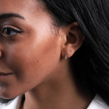 Sweet dangly bar shaped earrings with "LOVE" embossed on them. They are beautifully presented in a message bottle on a card that reads "bottled with love"  Sterling Silver