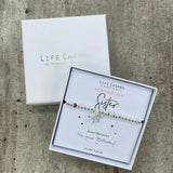 Happy Birthday Sister LC Bracelet in it's gift box (included)