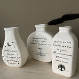 Small Bud Quotable Vase - 'Good friends are like stars..'