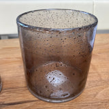 Smoky Grey Bubbles Lantern T-light Holder - 2 sizes