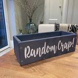 Wooden Rectangular Box - Random Crap!