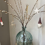Silver Metal Hanging Reindeer - 2 sizes
