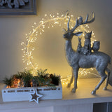 White Starburst Wreath - small