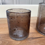 Smoky Grey Bubbles Lantern T-light Holder - 2 sizes