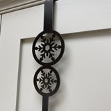 Snowflake Metal Wreath Holder