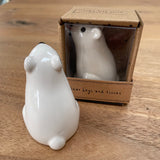 Ceramic Bear Charm - 'Bear hugs and kisses..'