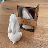 Ceramic Hare Charm - 'Aim For The Moon..'