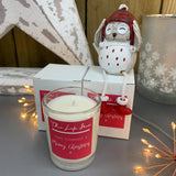 Votive Glass Filled Candle - 'Merry Christmas'