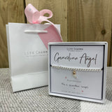 Guardian Angel life charm bracelet in it's gift box (included) with matching Life charms gift bag (sold separately for £2)