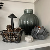 Retreat - Dark Wire Heart Baskets - Medium & Large